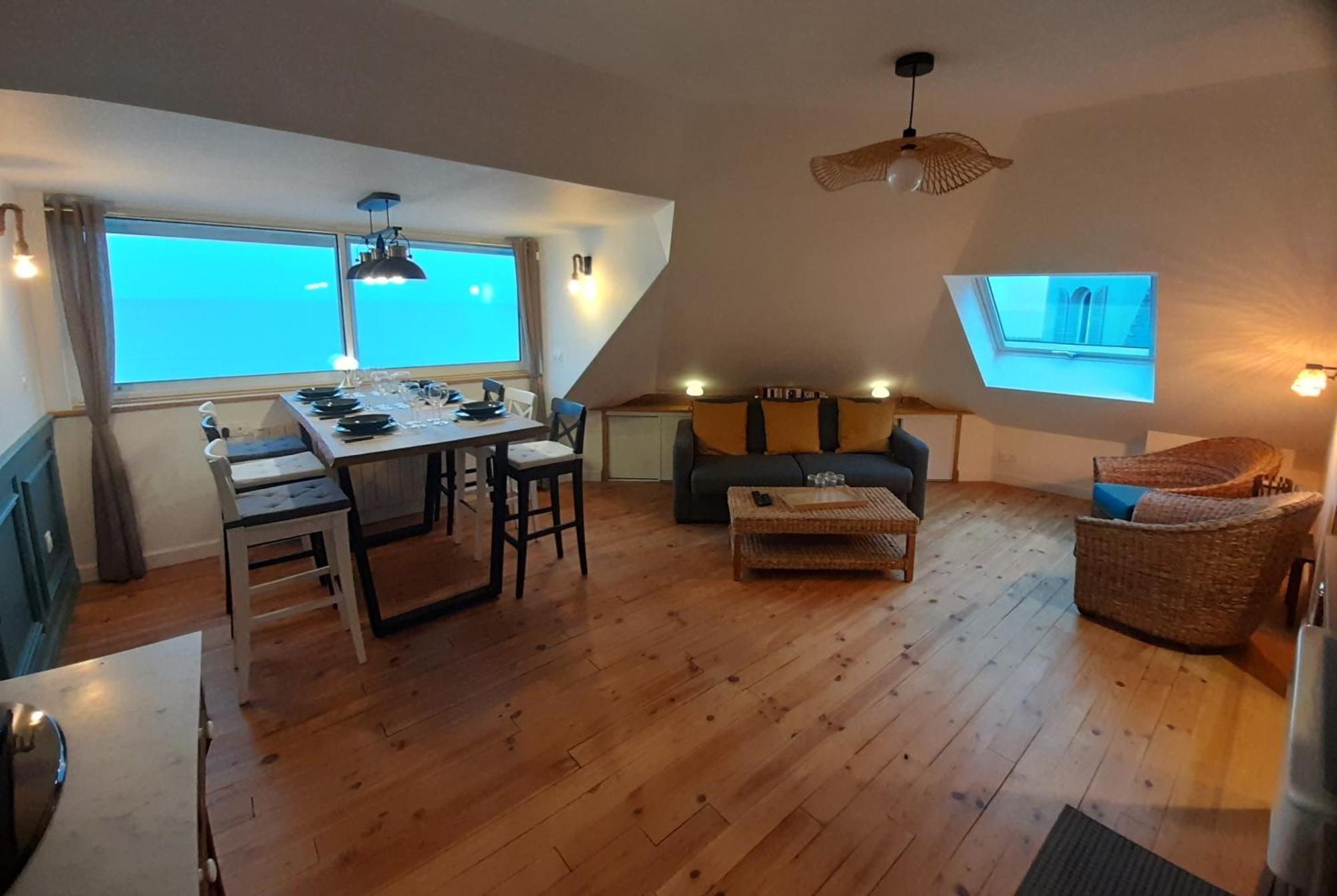 "Le Juguili" 46M2 En Front De Mer - 4 Personnes - Animaux Ok - Entierement Renove - Haut De Gamme - Wifi Мер-ле-Бен Экстерьер фото